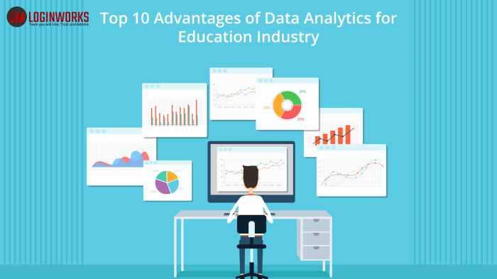 Data education analysis higher using infographic visualistan educational learning